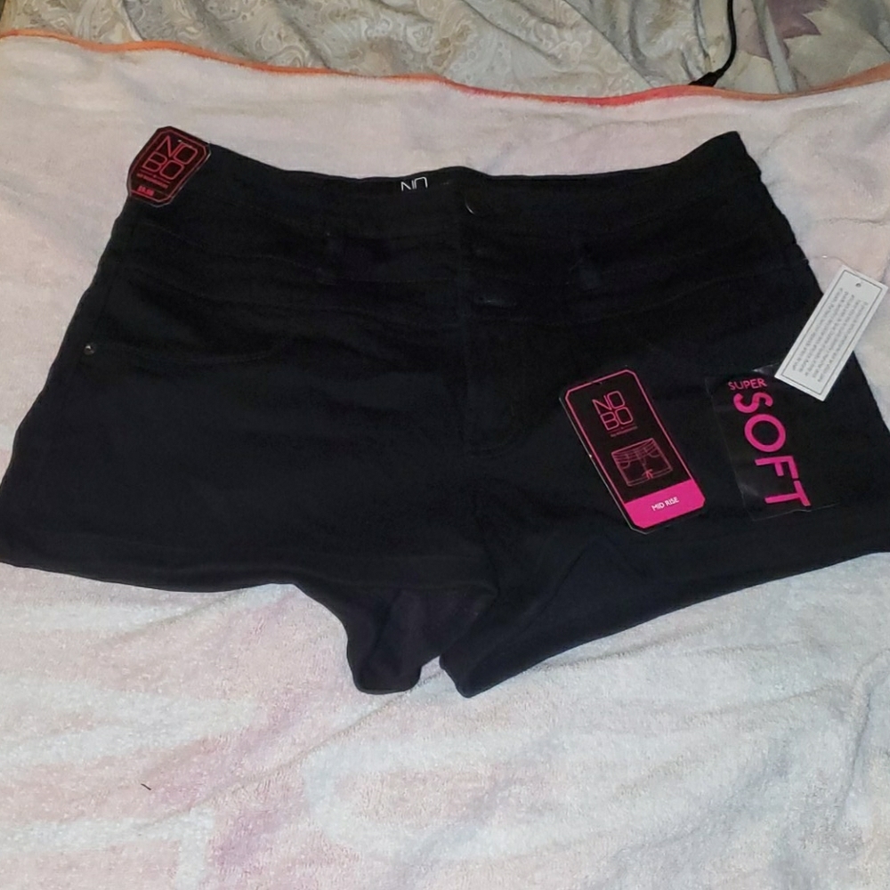 Juniors black shorts